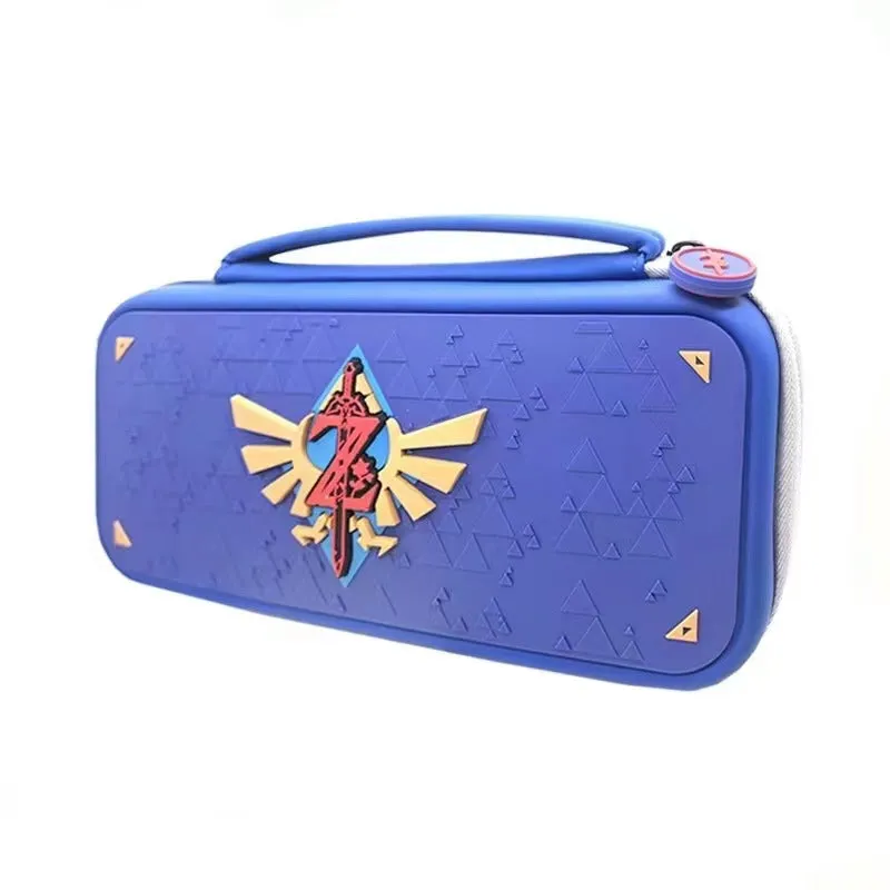 3D Pattern Deluxe Hard Protective Carrying Bag for Nintendo Switch - Zelda Blue