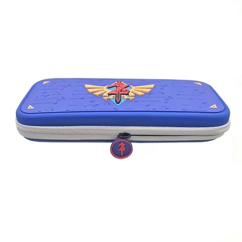 3D Pattern Deluxe Hard Protective Carrying Bag for Nintendo Switch - Zelda Blue