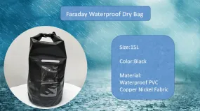 5. Faraday Tote Bag - 15L Waterproof Dry Bag for Electronic Device Security & Transport