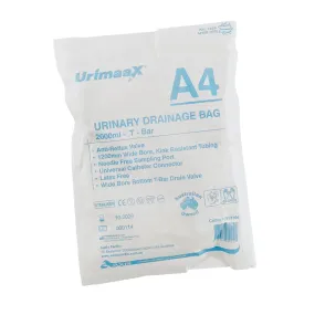 A4 Urinary Drainage Bag 2000ml Sterile - Urimaax (1)