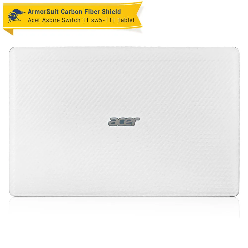 Acer Aspire Switch 11 (SW5-111) Screen Protector   White Carbon Skin