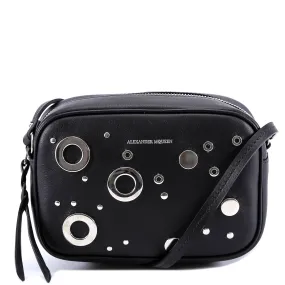 Alexander McQueen Eyelet Studded Shoulder Bag