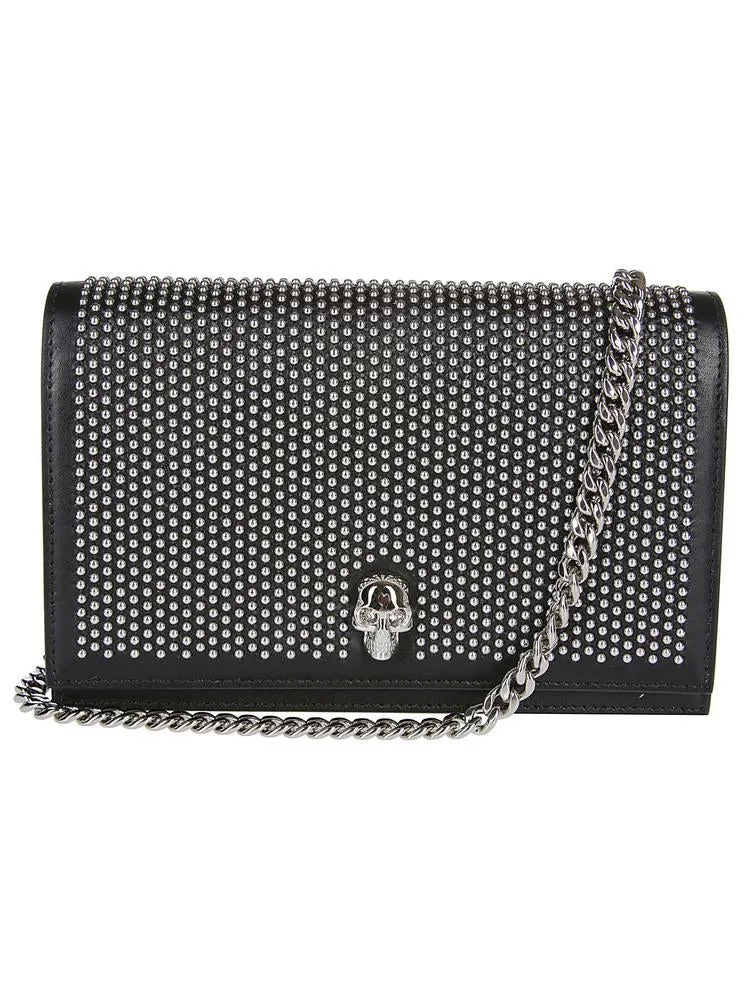 Alexander McQueen Studded Skull Crossbody Bag