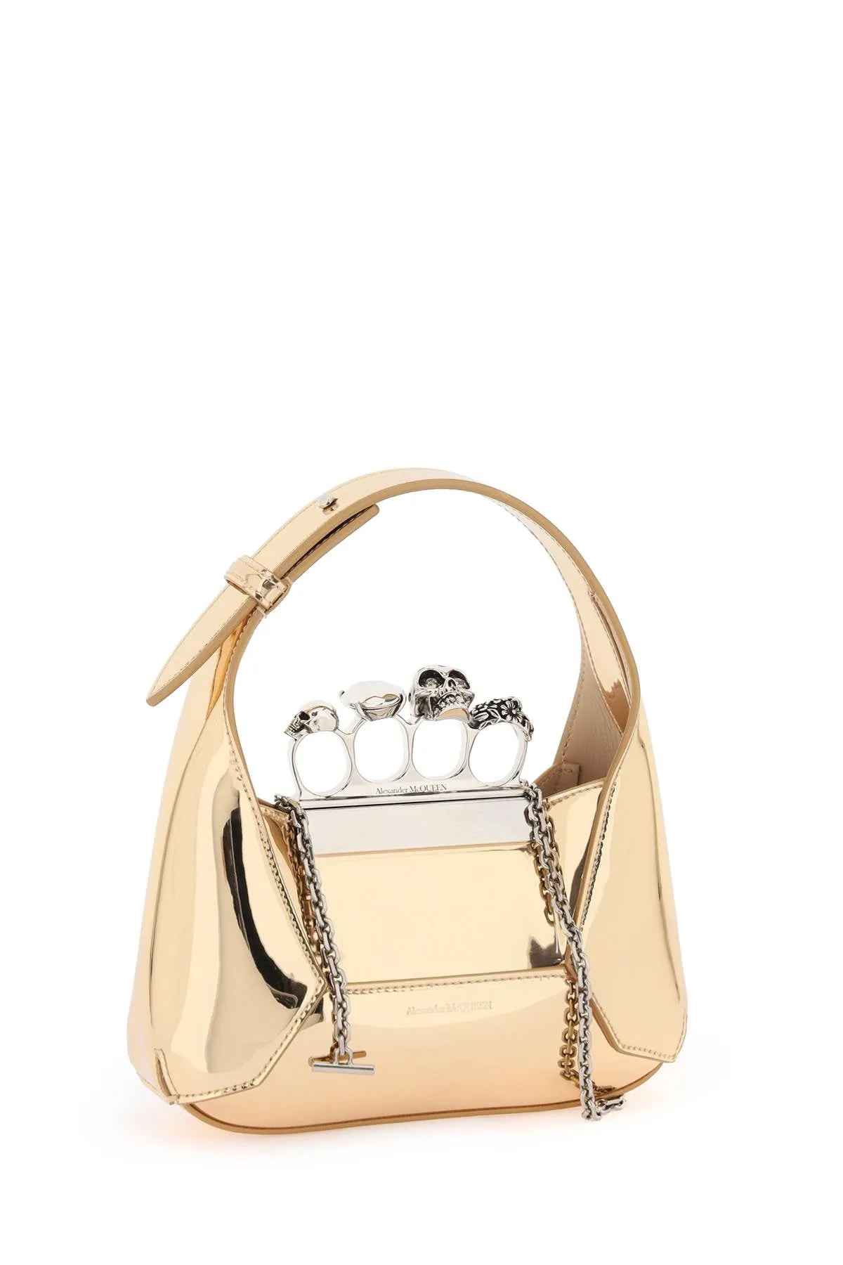 Alexander Mcqueen The Jewelled Hobo Mini Bag