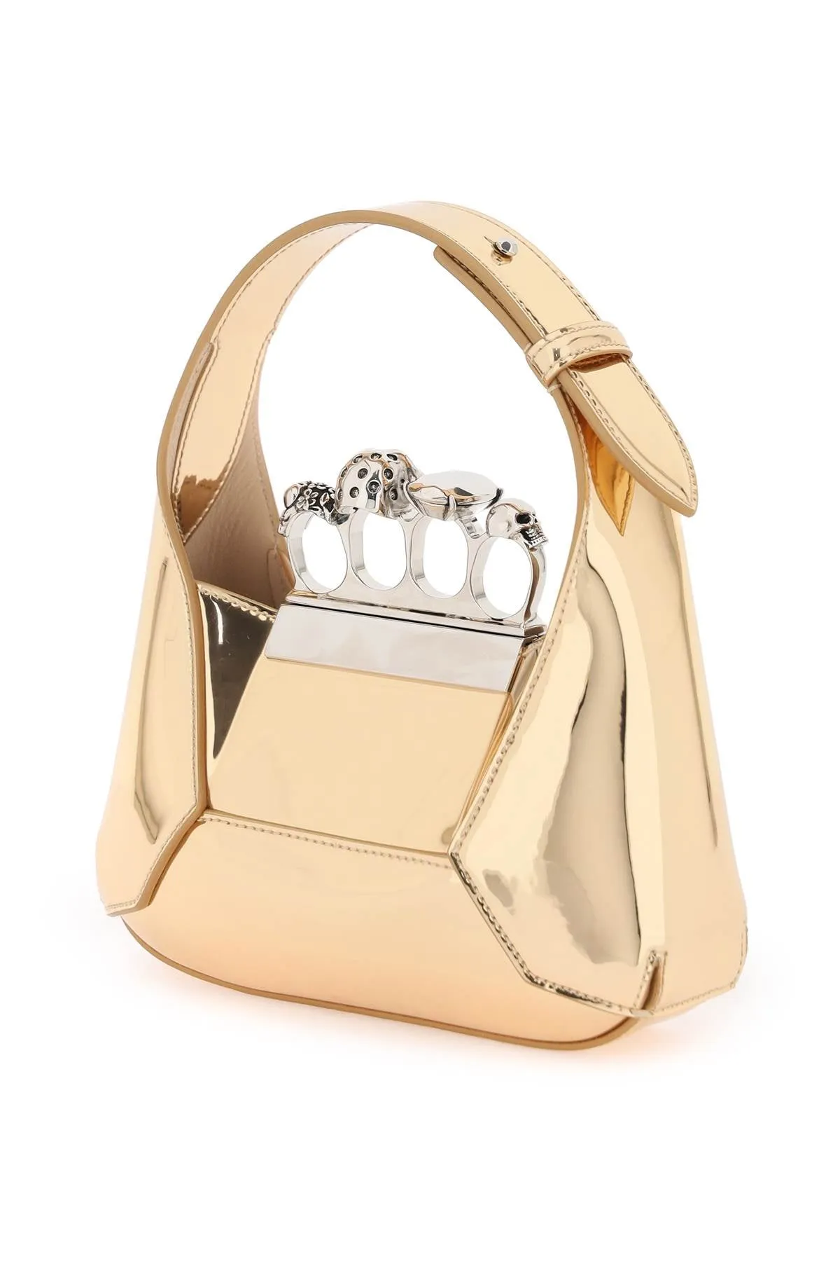 Alexander Mcqueen The Jewelled Hobo Mini Bag