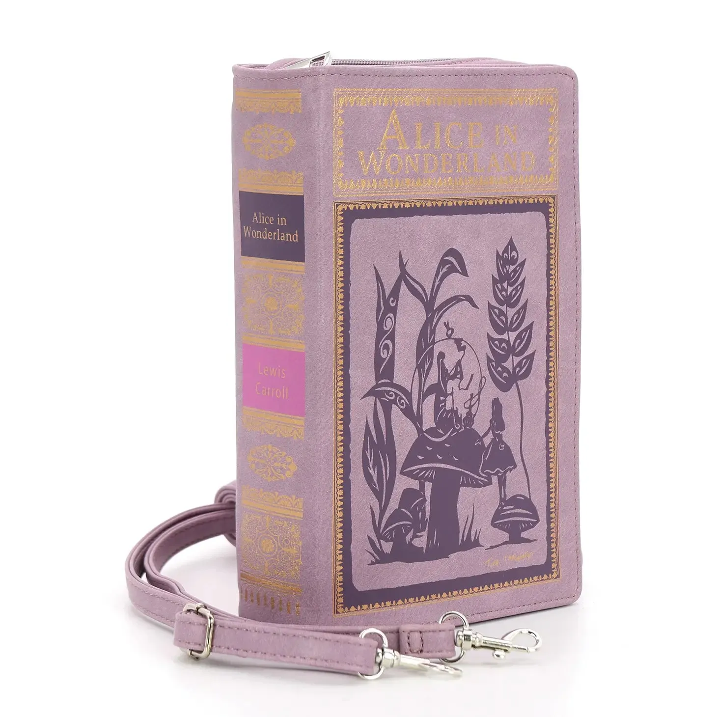 Alice in Wonderland Purse in Lavender