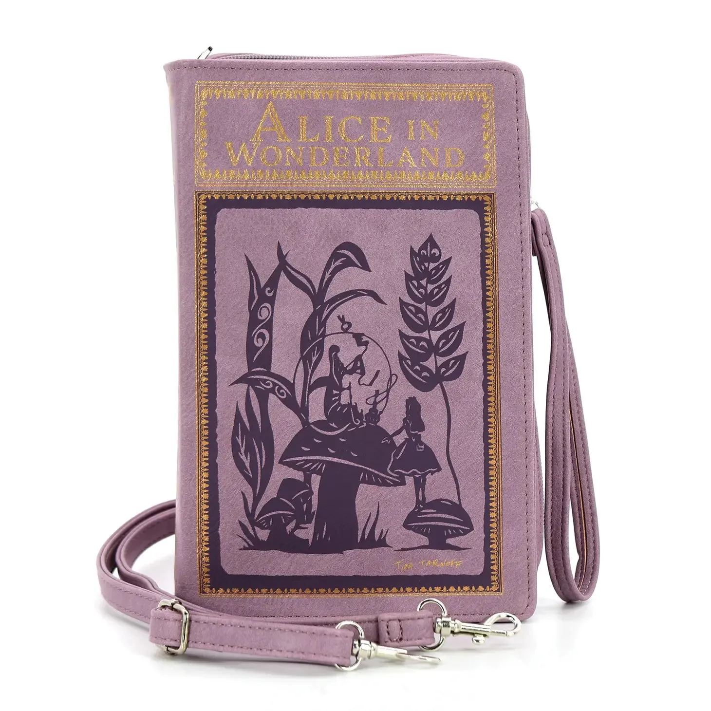 Alice in Wonderland Purse in Lavender