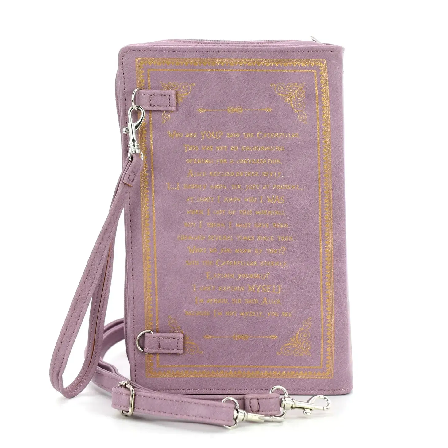 Alice in Wonderland Purse in Lavender