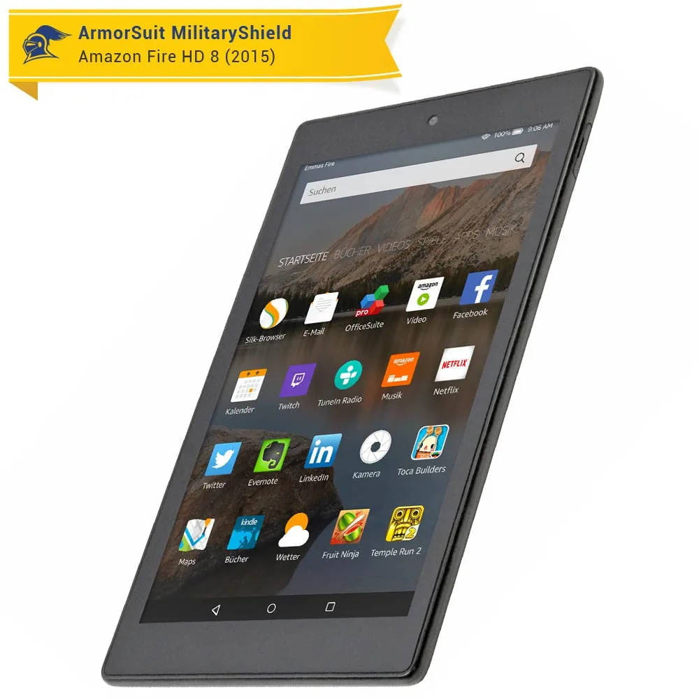 Amazon Fire HD 8" (2015)(5th Gen) Screen Protector