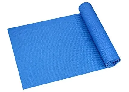 Anti-Skid 6 Feet Long Extra Thick Yoga Mat (Blue)