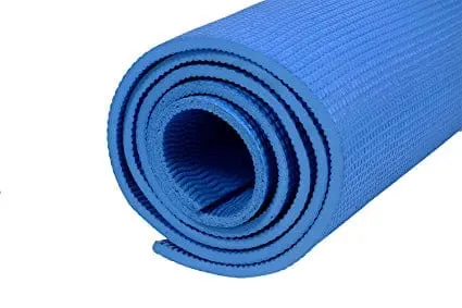 Anti-Skid 6 Feet Long Extra Thick Yoga Mat (Blue)