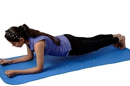 Anti-Skid 6 Feet Long Extra Thick Yoga Mat (Blue)