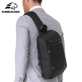 Anti-theft Waterproof Business Shoulder Bag with USB Charging Interface