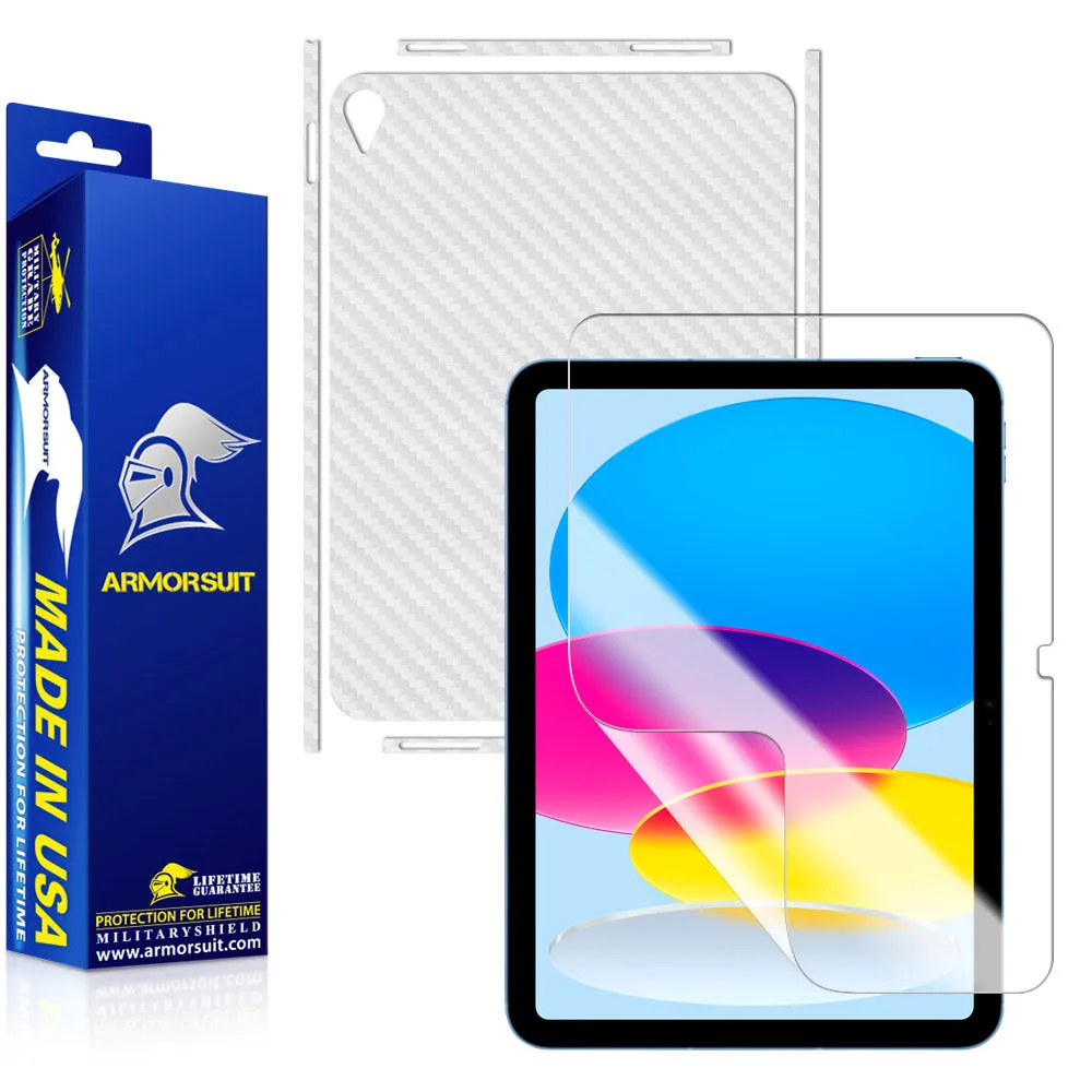 Apple iPad 10th Generation (2022) Screen Protector   Carbon Fiber Skin