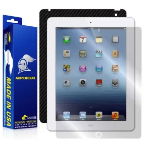 Apple iPad 3 Screen Protector   Carbon Fiber Skin Protector (Verizon 4G) - 3rd Gen