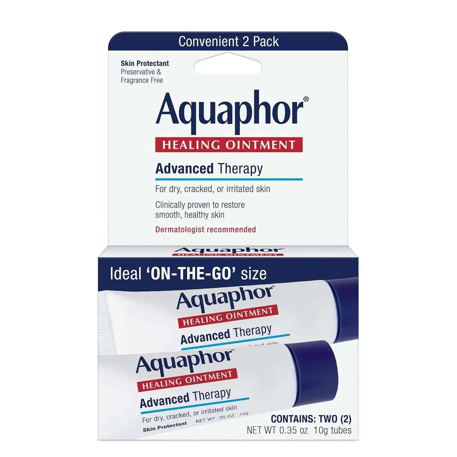 Aquaphor Healing Ointment Tube - 2 X 0.35 oz