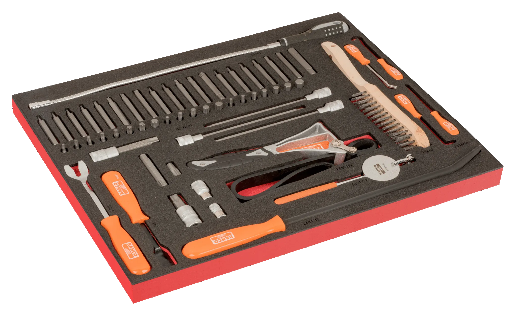 Bahco AUTO 357pce Tool Kit in E77 9 Drawer Roller Cabinet