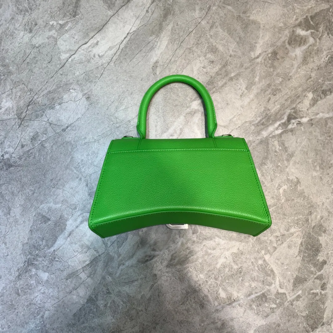 Balen Hourglass Small Handbag In Green, For Women,  Bags 9in/23cm