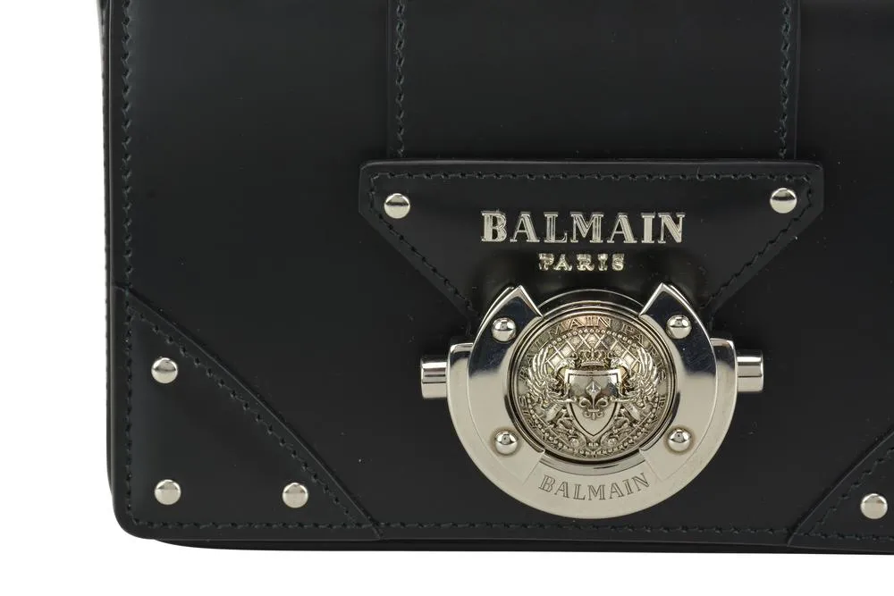 Balmain Logo Studded Crossbody Bag