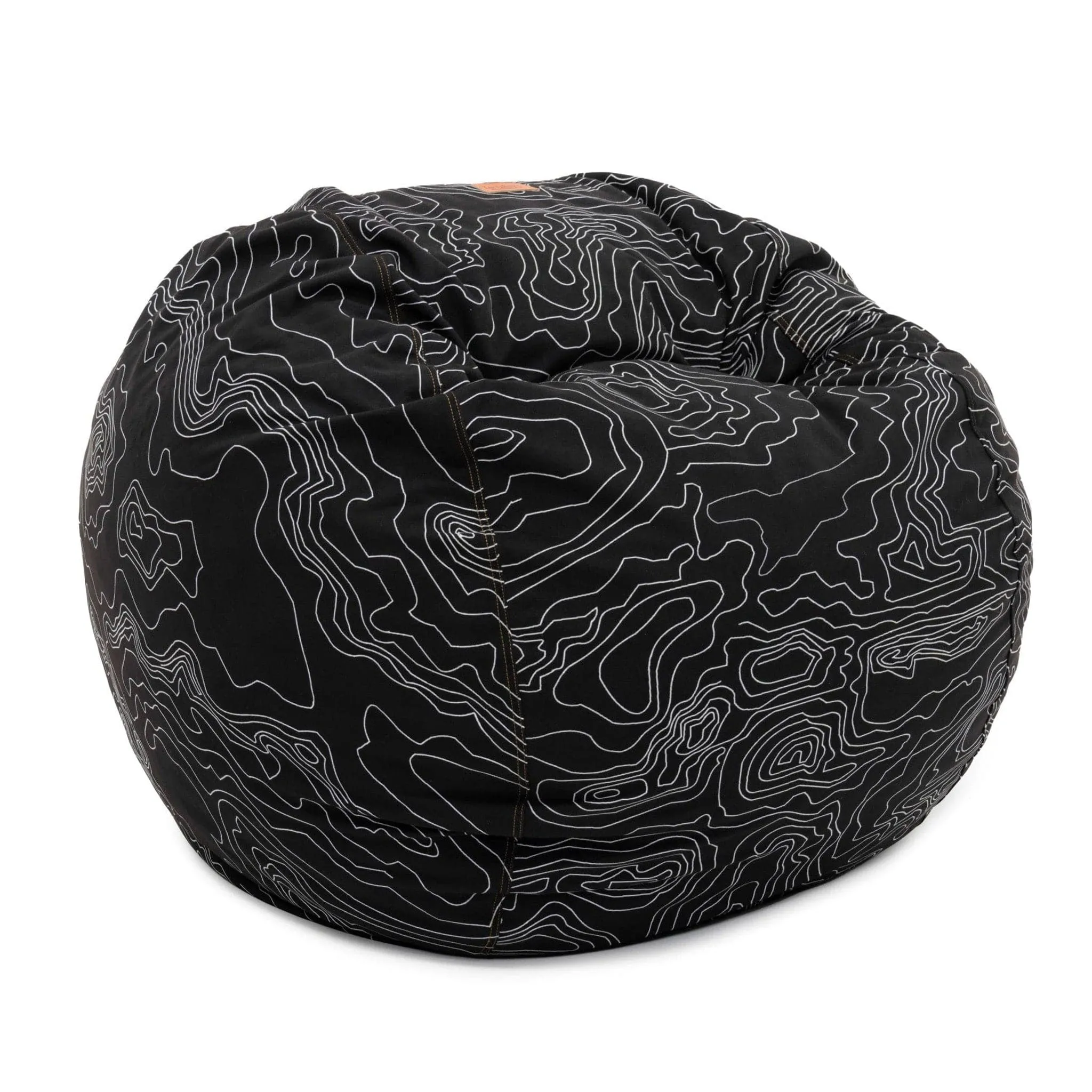 Bean Bag - Queen - Black Topo