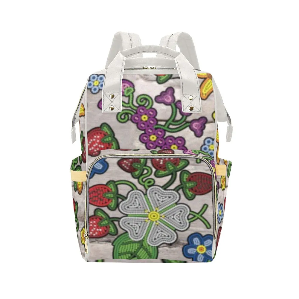 Berry Pop Bright Birch Multi-Function Diaper Backpack/Diaper Bag