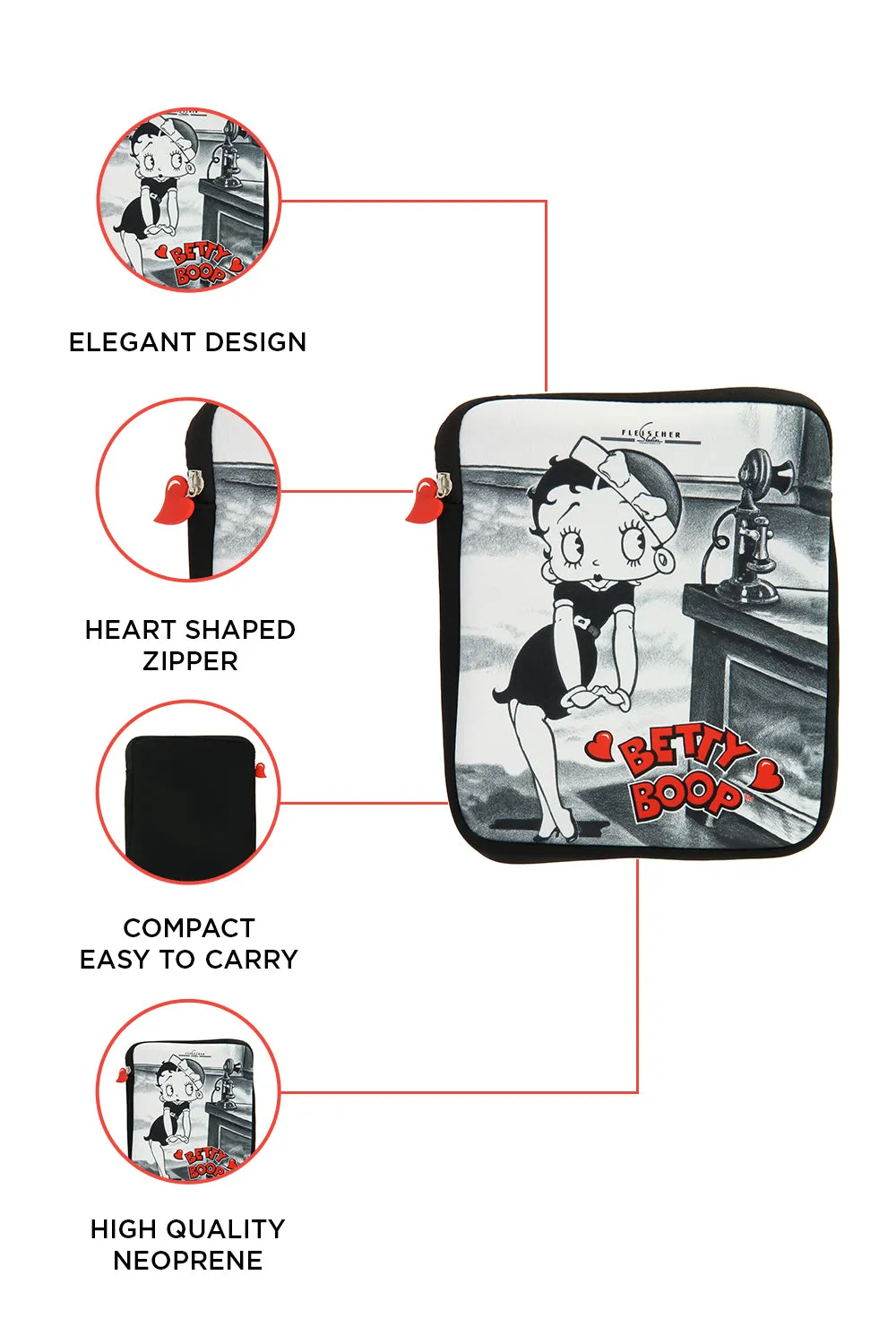 Betty Boop Theme  Ipad Case