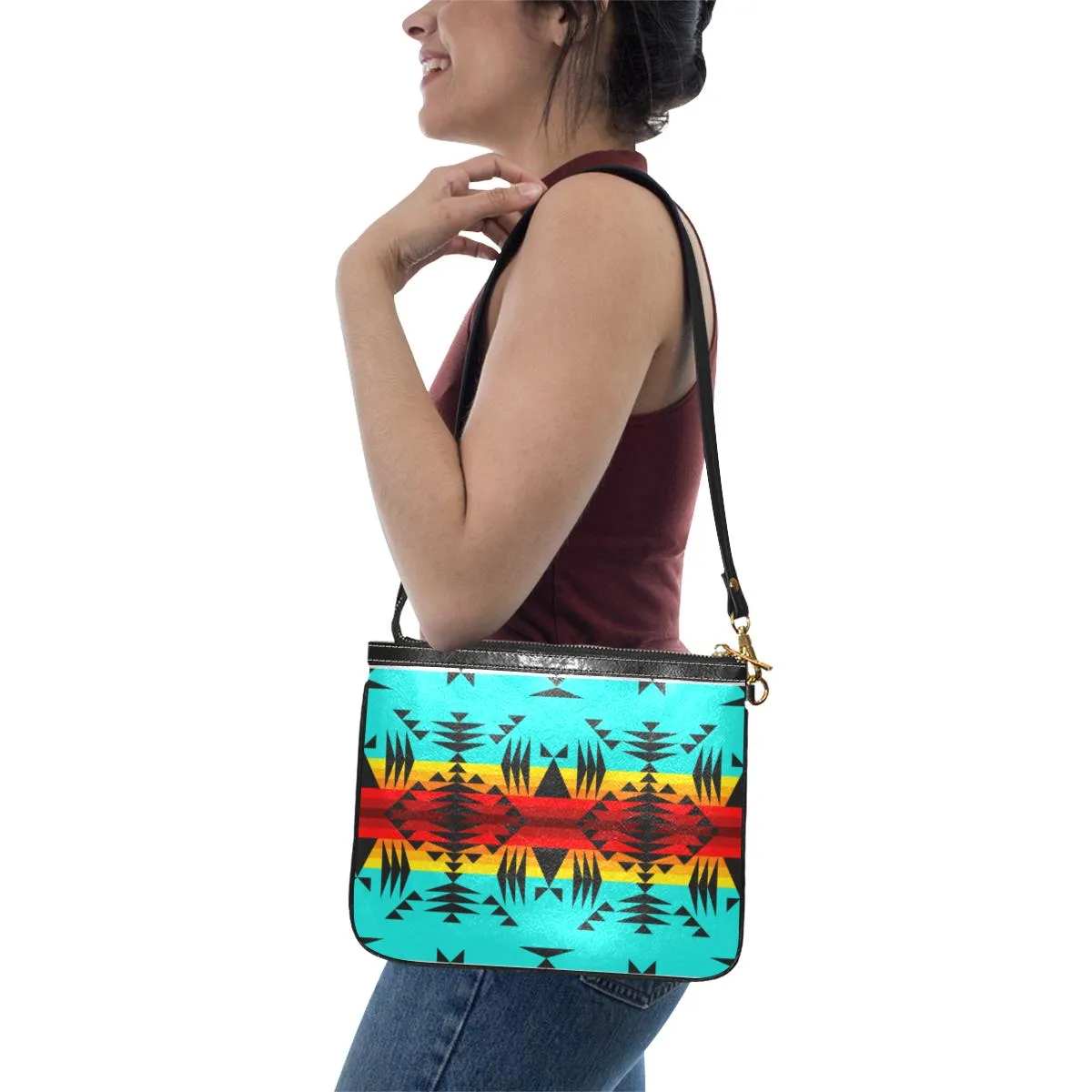 Between the Mountains Small Shoulder Bag