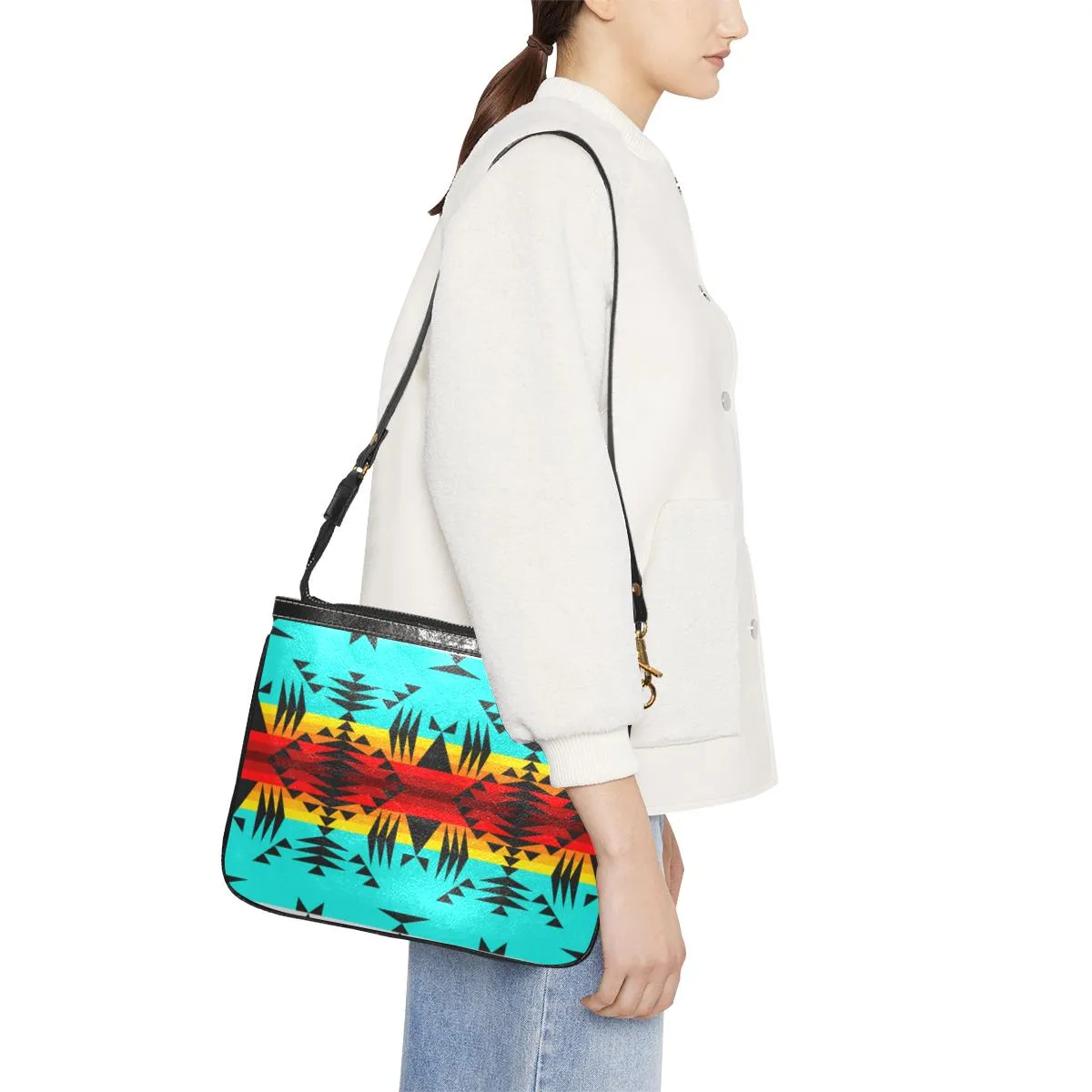 Between the Mountains Small Shoulder Bag