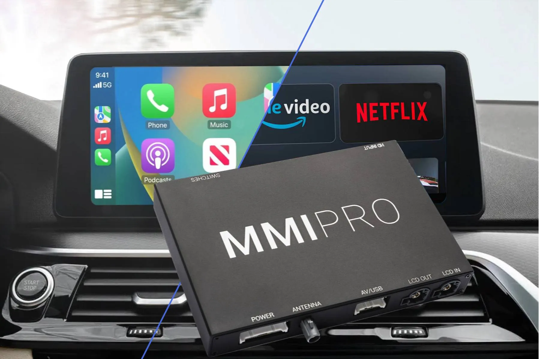 Bimmertech CarPlay MMI PRO Retrofit for BMWs and MINIs