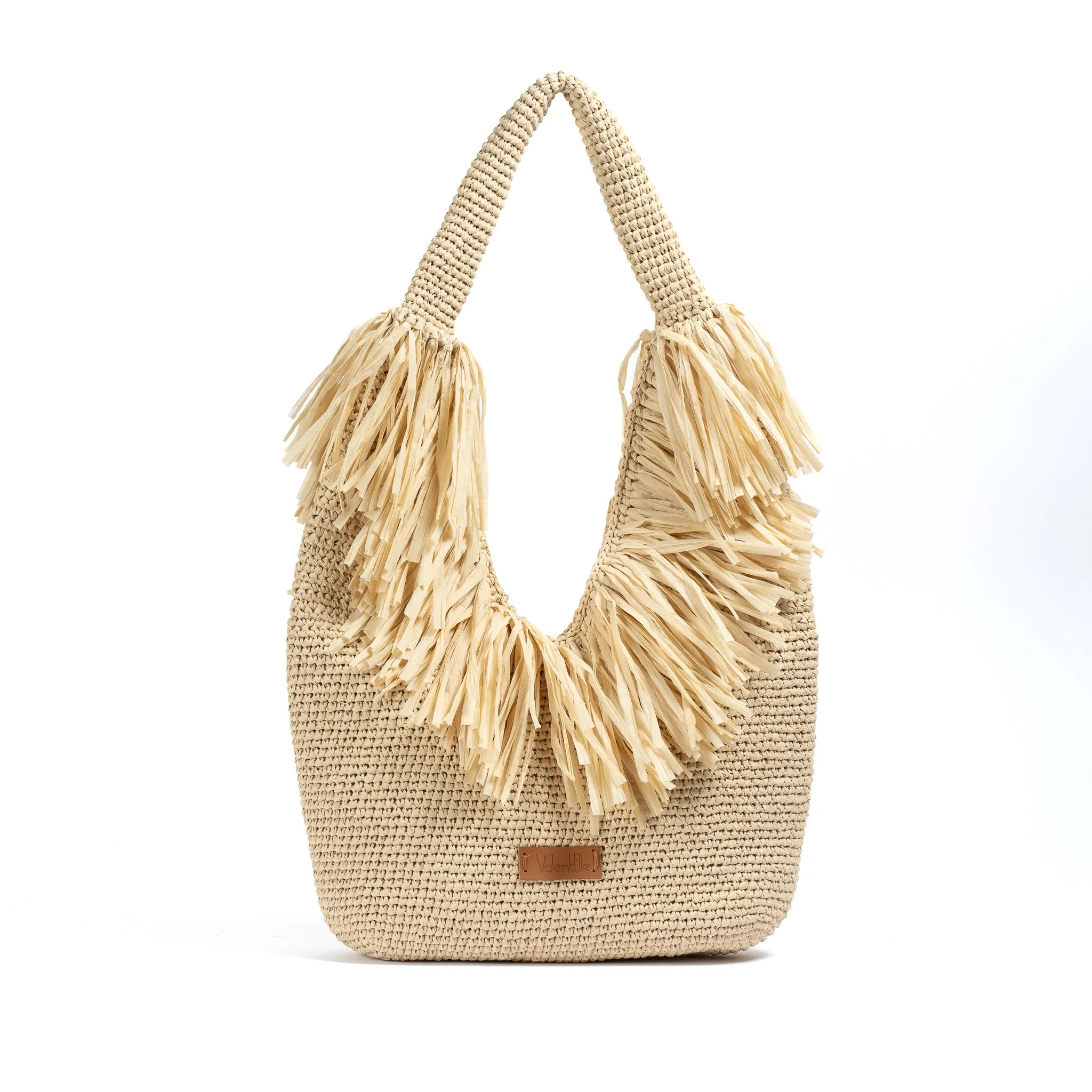 Black Raffia Bag