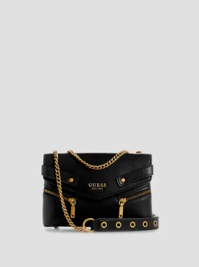 Black Trissa Crossbody Bag