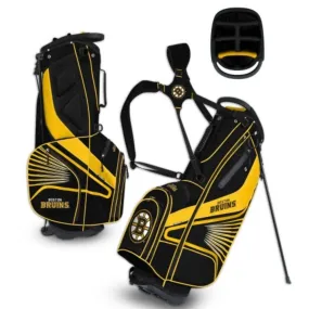 Boston Bruins WinCraft "Grid Iron III" 6-Way Stand Golf Bag