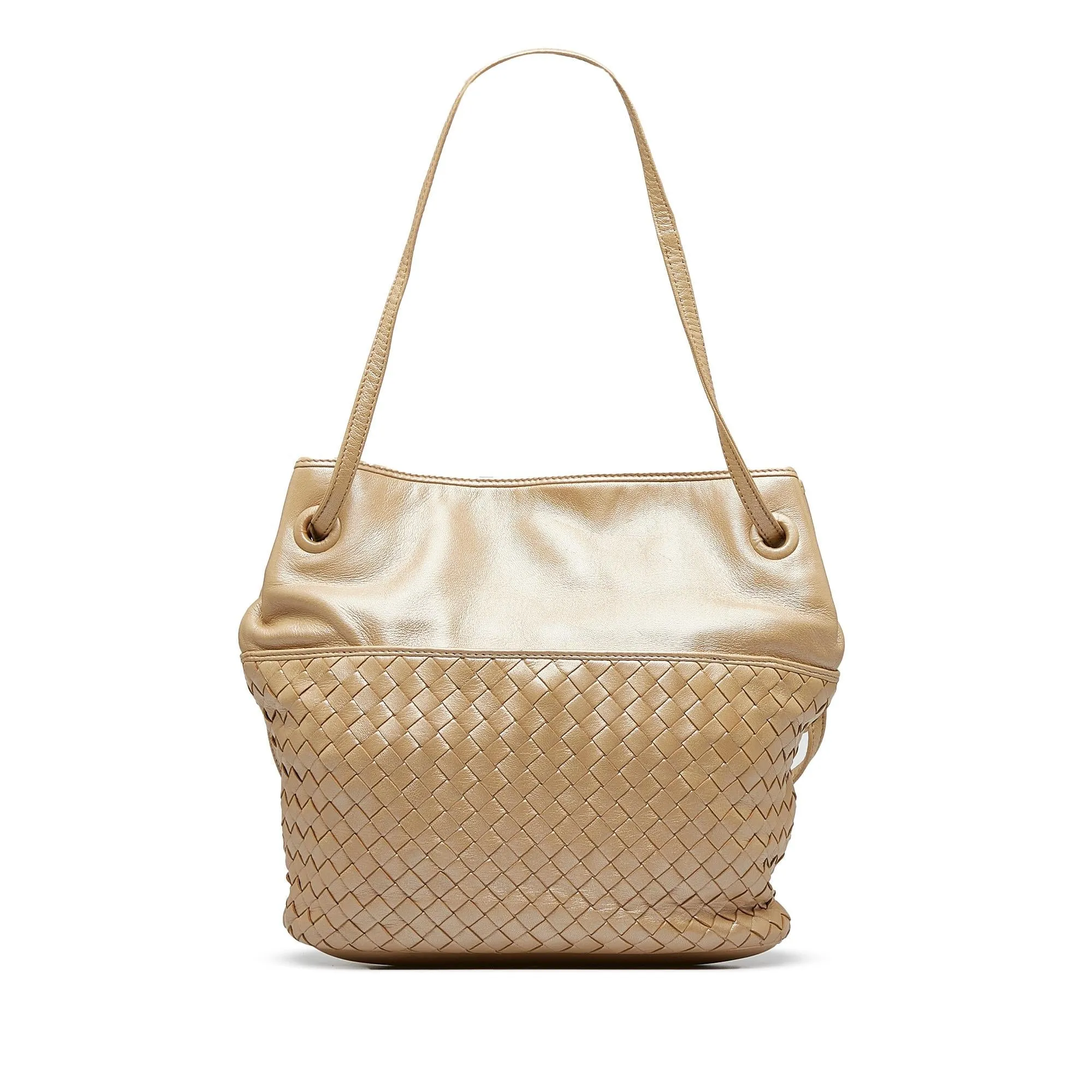 Bottega Veneta Intrecciato Shoulder Bag (SHG-pphL7D)