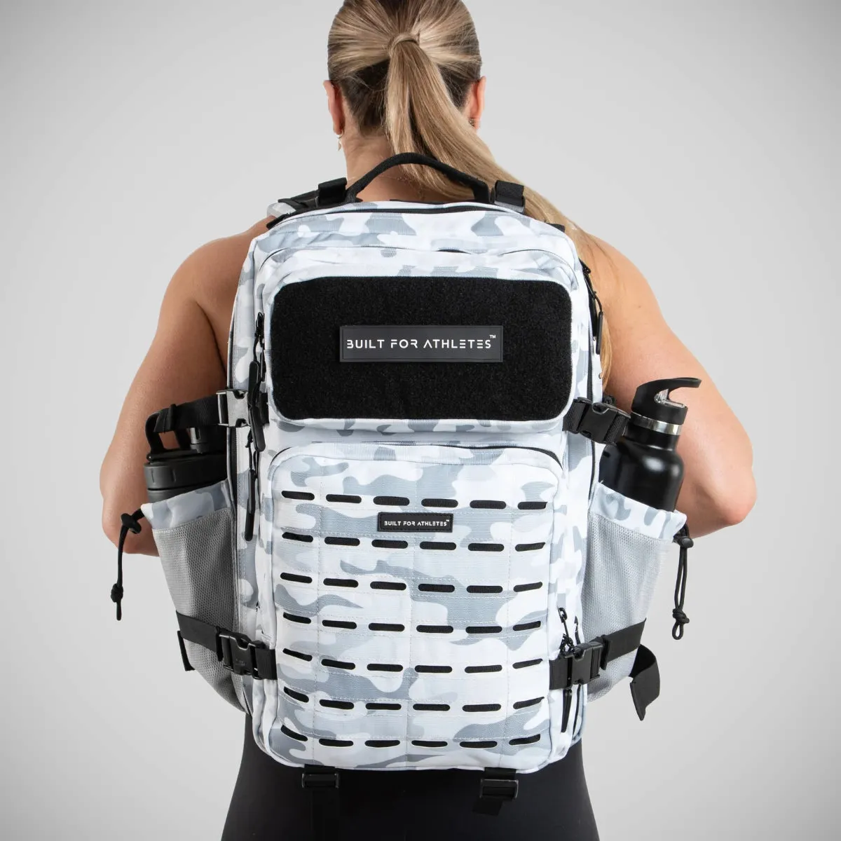 Camo Built For Athletes Large Gym Backpack White