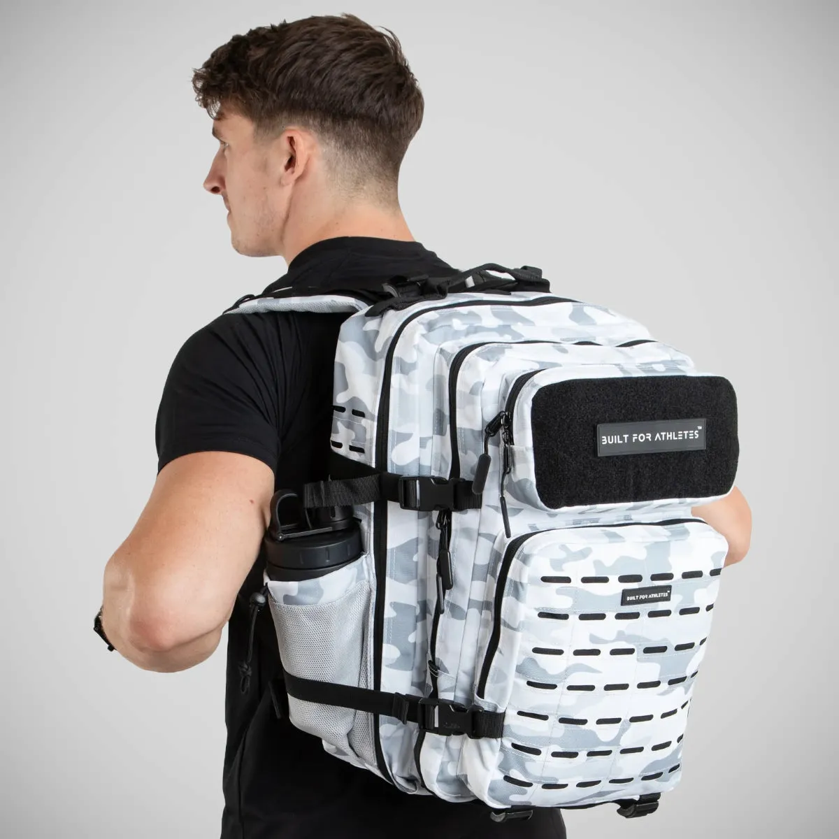 Camo Built For Athletes Large Gym Backpack White