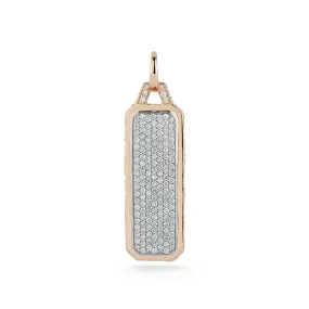 CARRINGTON 18K GOLD AND ALL DIAMOND ID TABLET