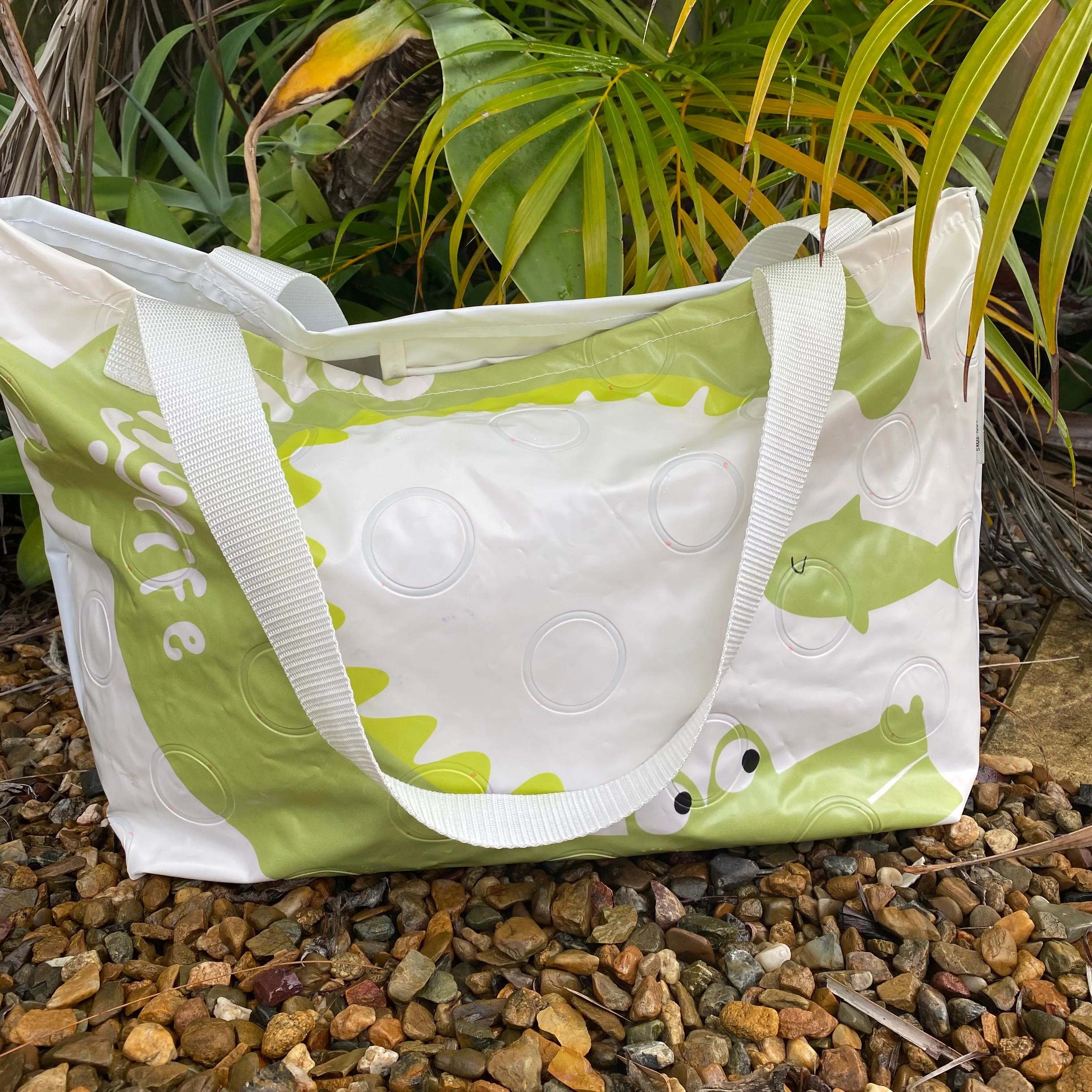 Carry All Large Beach Tote Bags Large - Recycled Inflatables