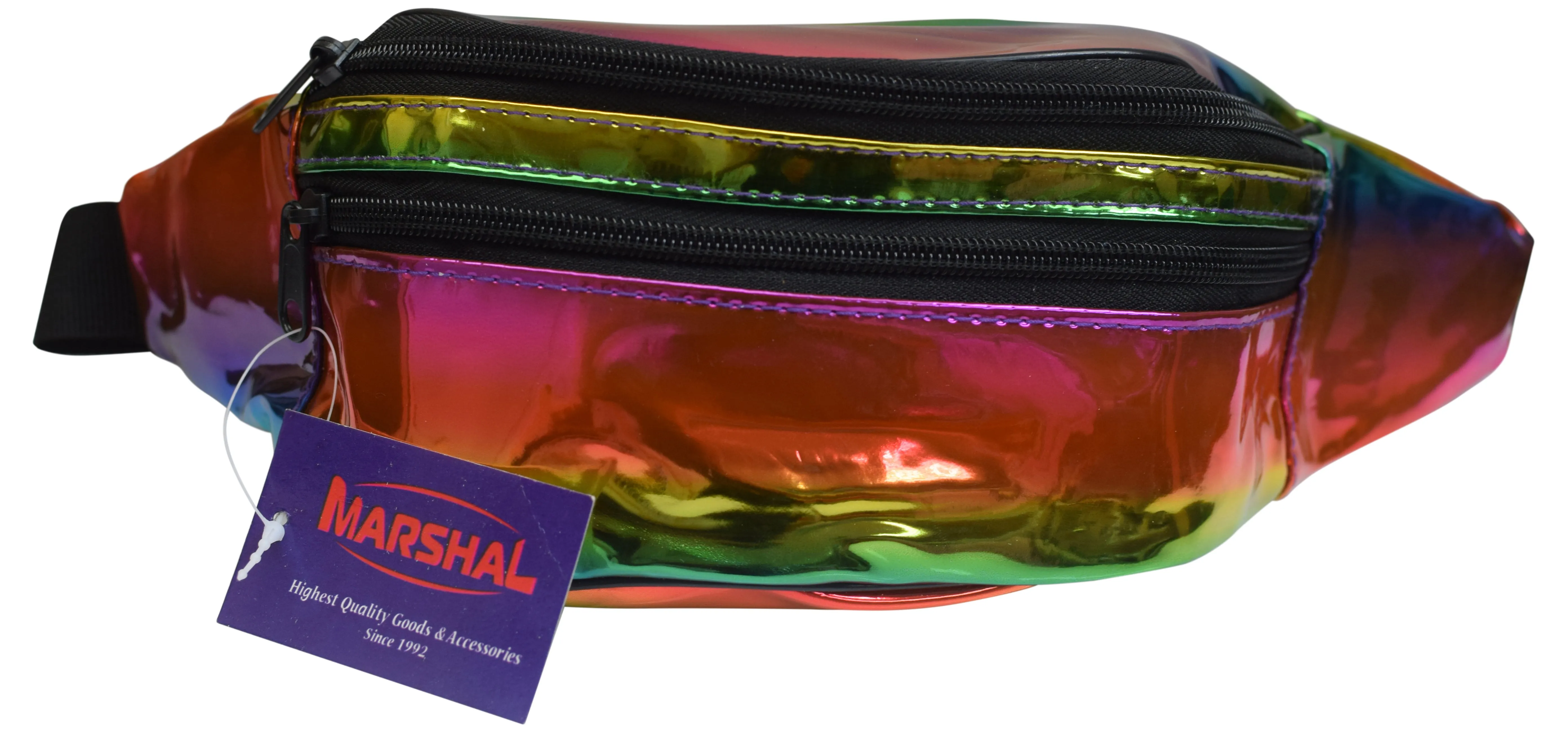 CC-BAG-HS/ Marshal Holographic Rave Fanny Pack - Packs for festival women, men | Cute Fashion Waist Bag Belt Bags