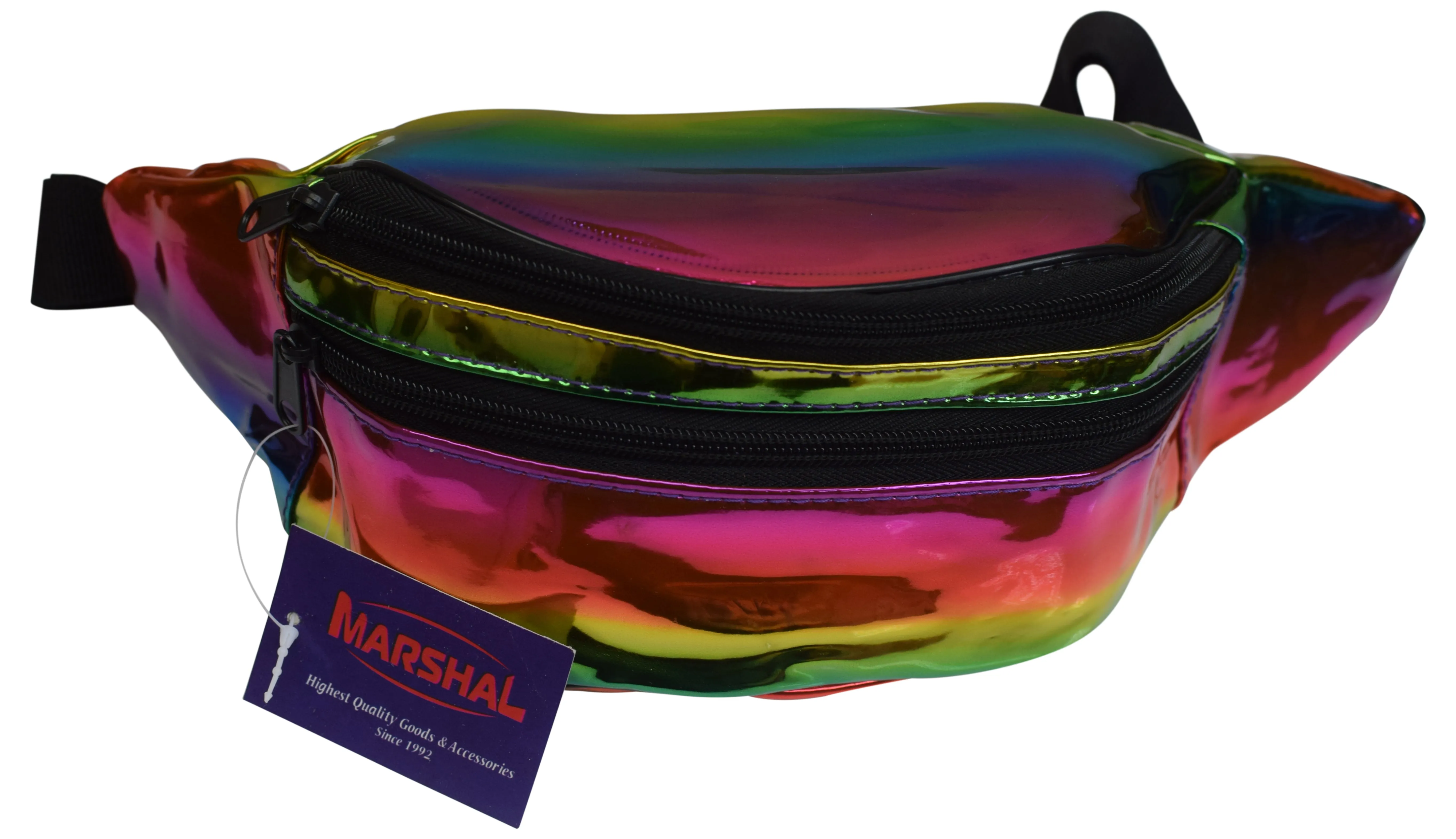 CC-BAG-HS/ Marshal Holographic Rave Fanny Pack - Packs for festival women, men | Cute Fashion Waist Bag Belt Bags