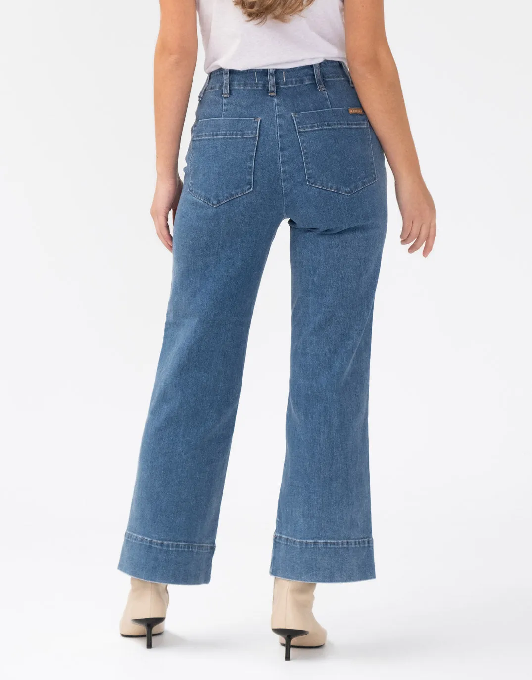 Celeste Wide Leg Jeans - Maison Wash