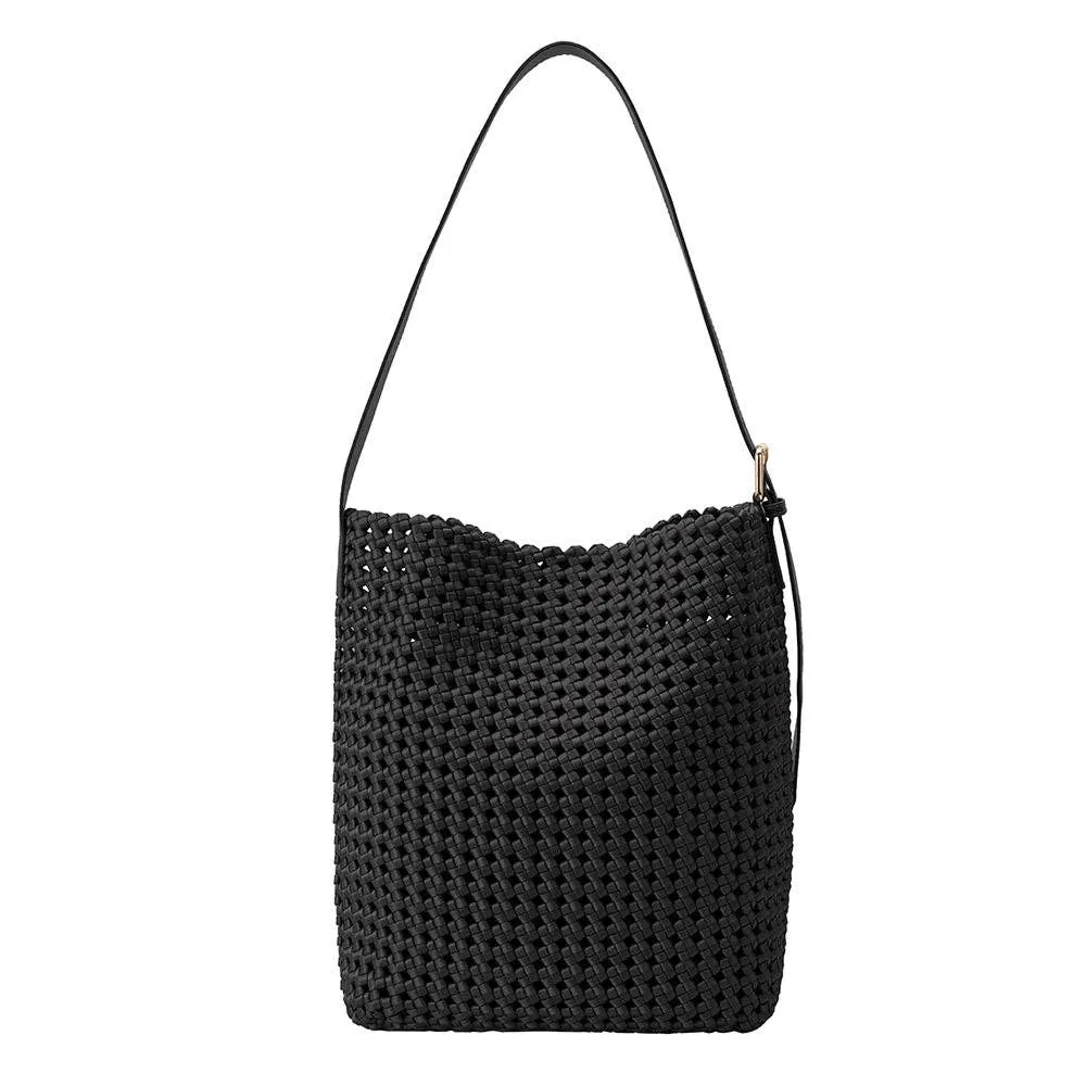 Celine Black Nylon Shoulder Bag