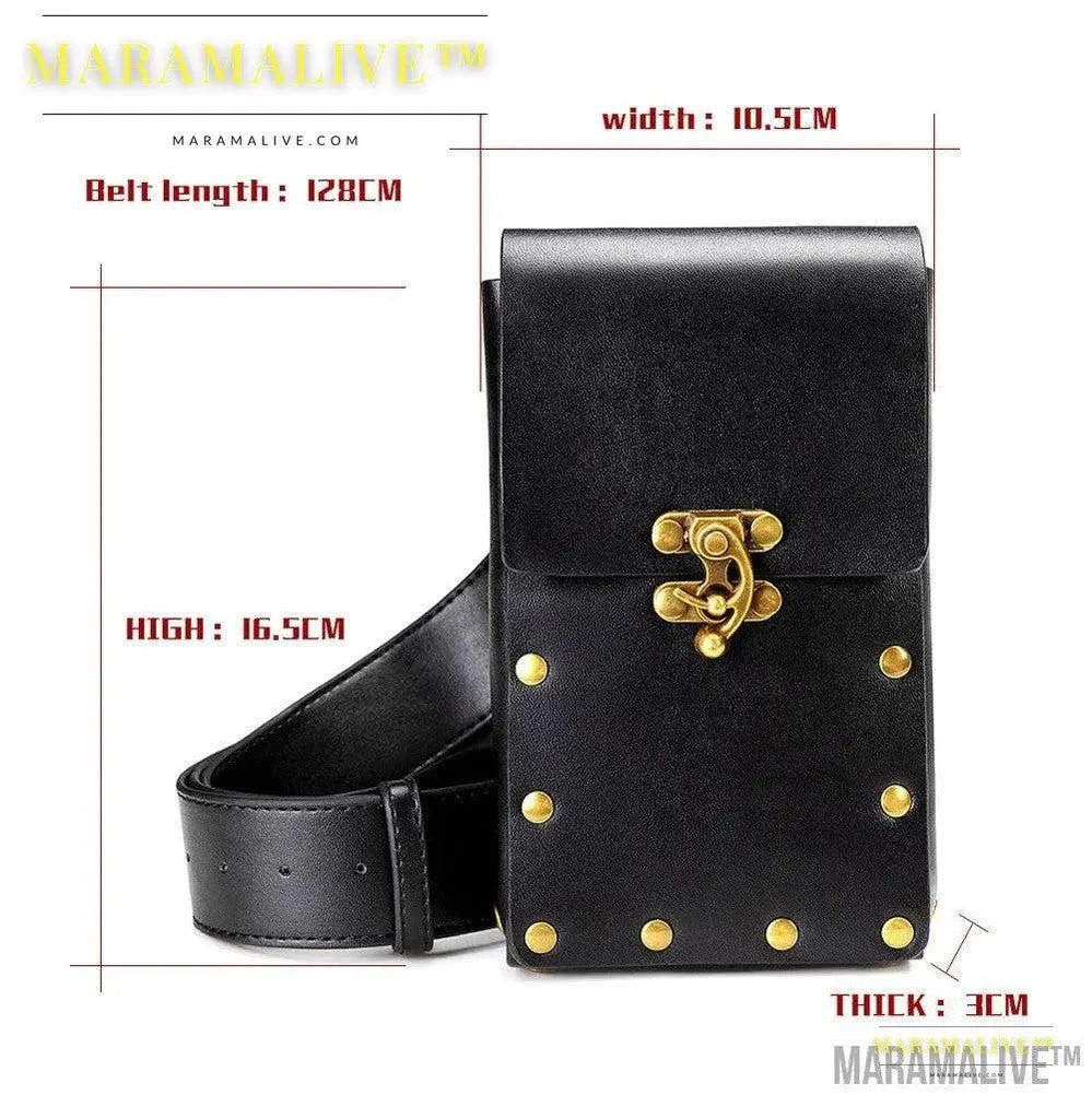 Chain Bag Female Small Bag Steampunk Retro Locomotive Bag Lady Shoulder Messenger Bag Female Waist