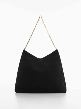 Chain leather bag