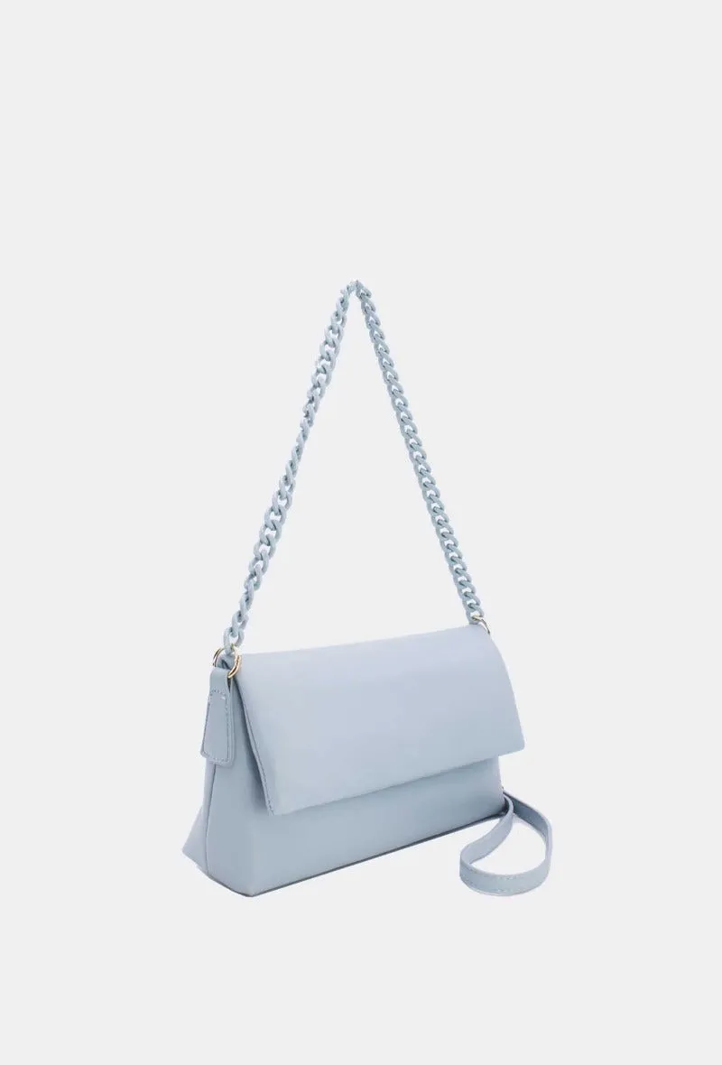 Chain Strap Bag in Blue