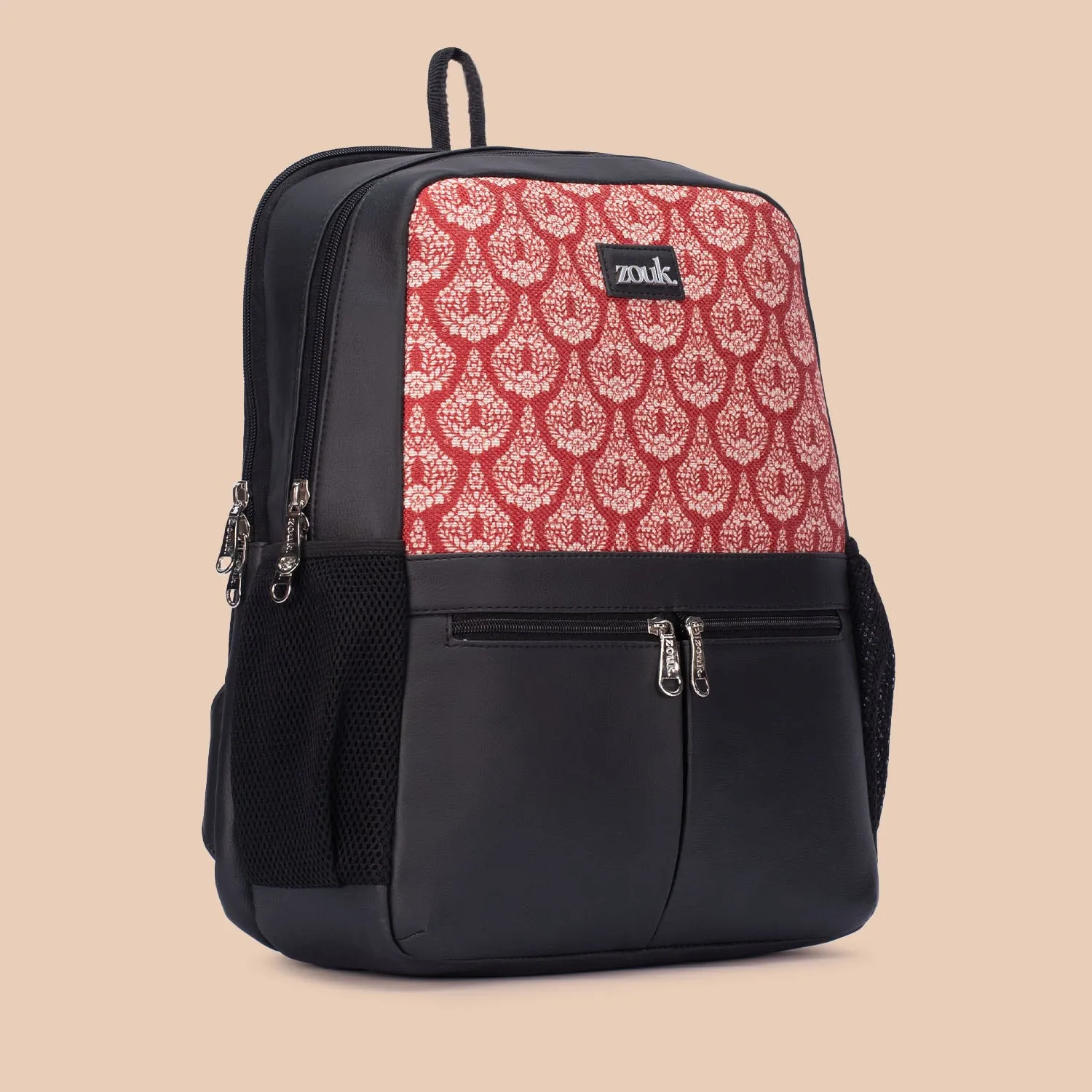 Chanderi Phool Office Backpack