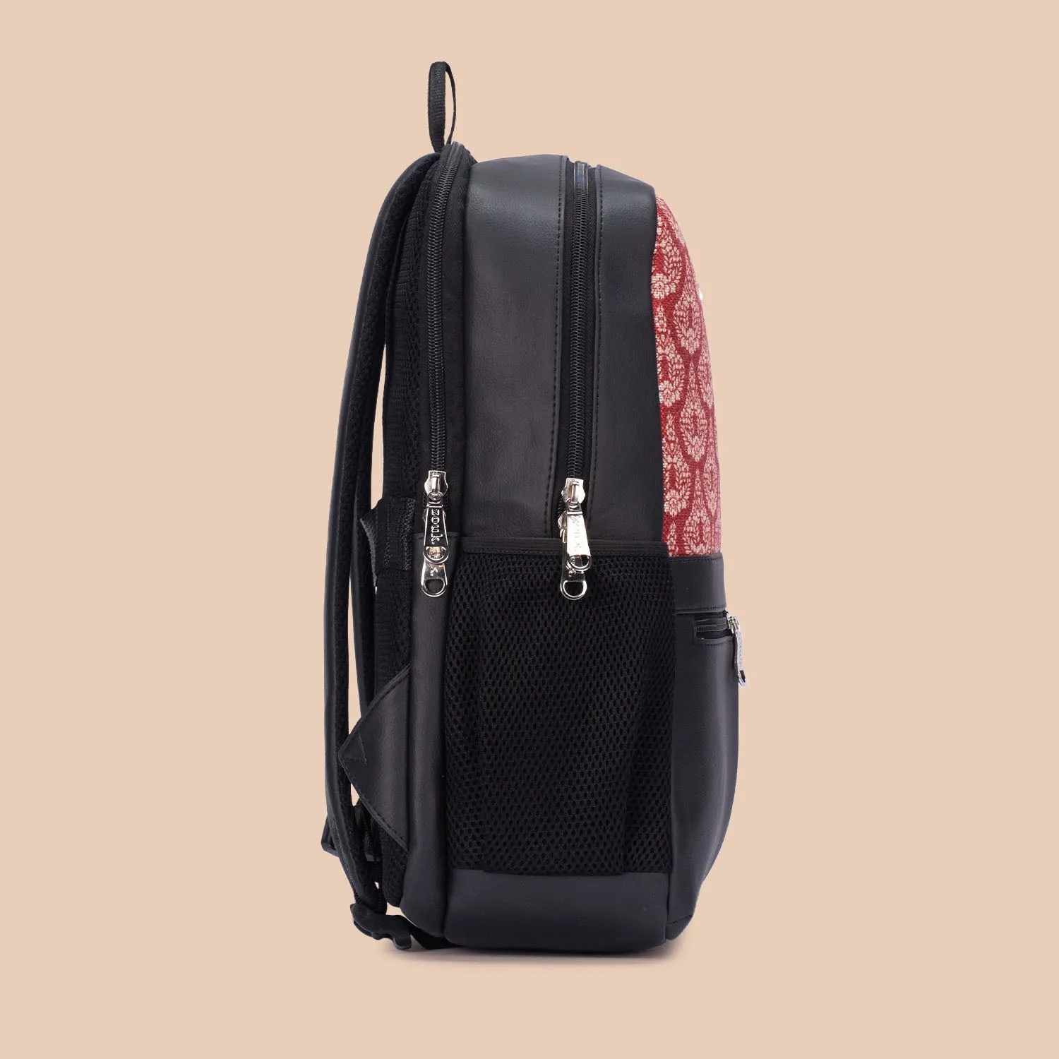 Chanderi Phool Office Backpack