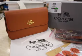 Coach Women's Bag with Box - AAA Quality (Rust)