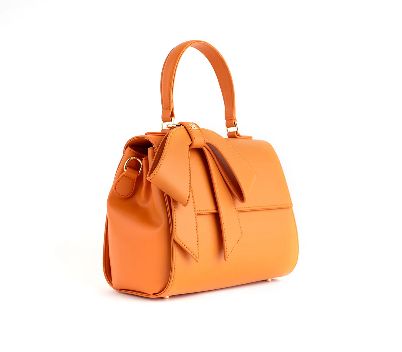 Cottontail - Orange Vegan Leather Bag