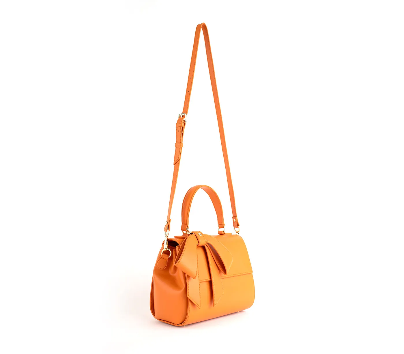 Cottontail - Orange Vegan Leather Bag