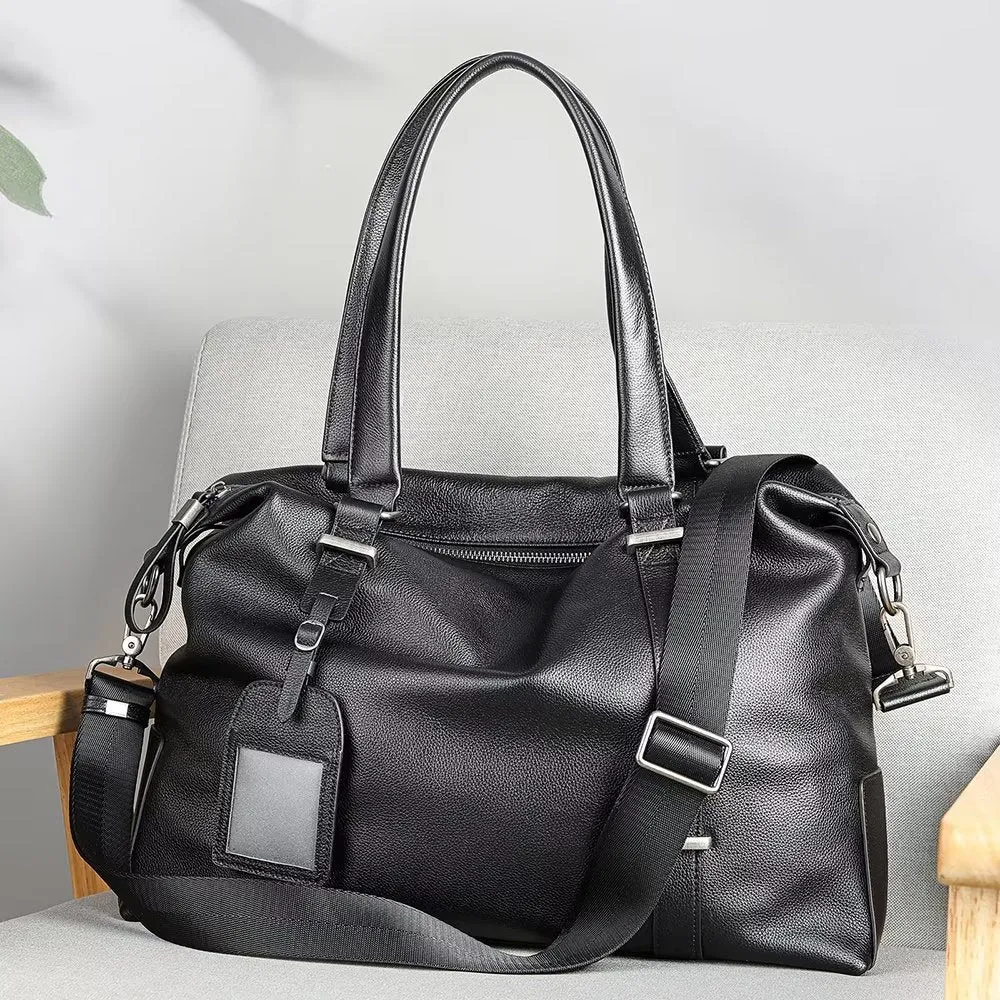 CowLuxe Elegant Leather Handbag